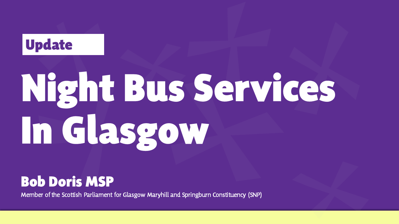 Night Bus Services in Glasgow